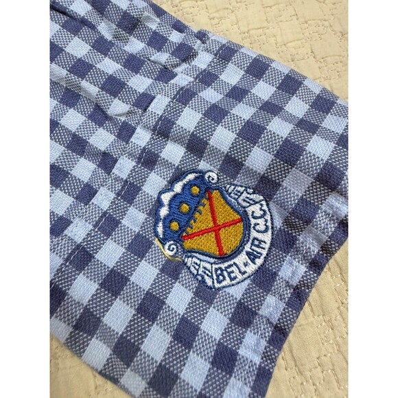 Johnnie O Gingham Button Down Shirt Bel Air Country Club | Mens Size Small - Picture 6 of 15